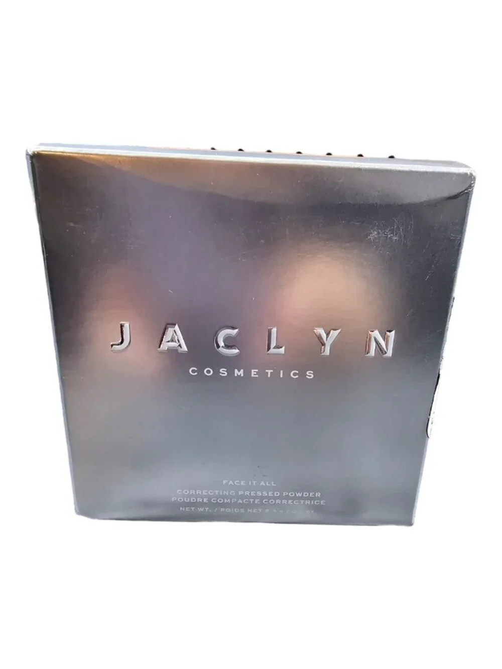 Jaclyn Cosmetics Face It All Brightening Pressed Powder Correcting Tan Color NIB